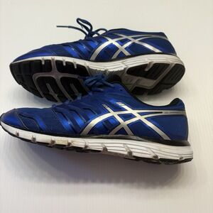 Asics Womens Gel Zaraca 4 T5K3N Blue Black Silver Running Shoes Sneakers Size 9
